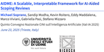 AIDME: A Scalable, Interpretable Framework for AI-Aided Scoping Reviews