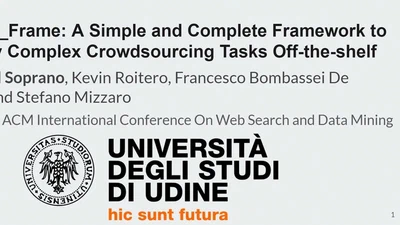 Crowd_Frame: A Simple and Complete Framework to Deploy Complex Crowdsourcing Tasks Off-the-Shelf featured image