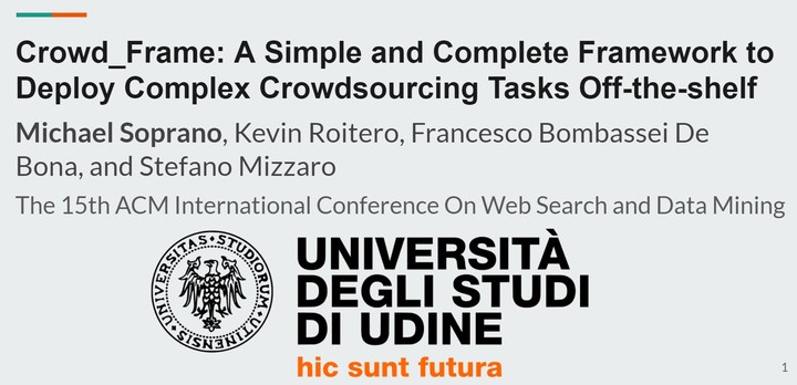 Crowd_Frame: A Simple and Complete Framework to Deploy Complex Crowdsourcing Tasks Off-the-Shelf