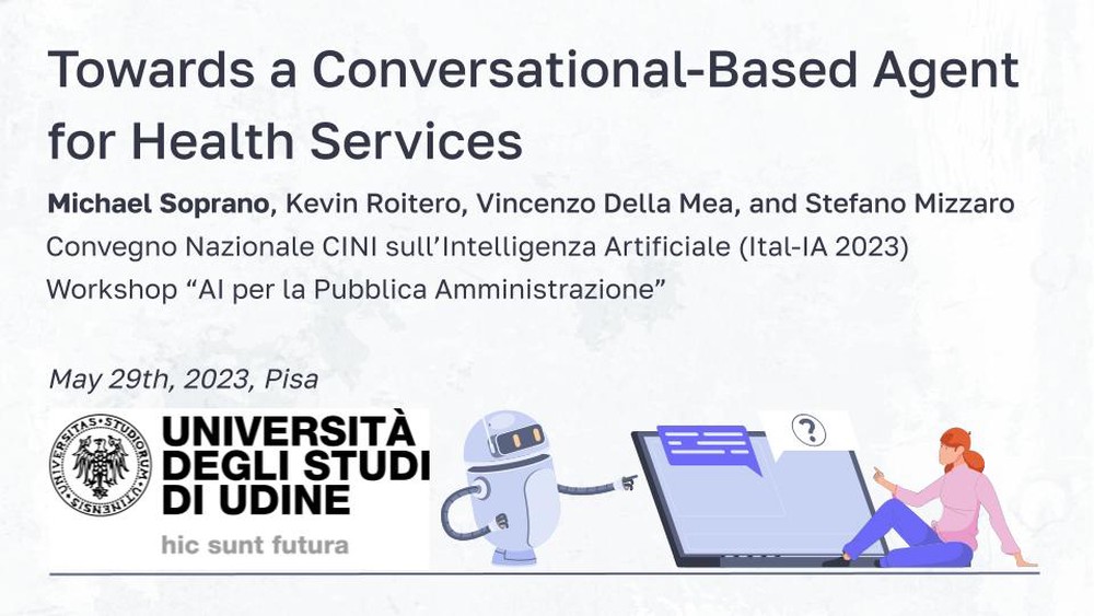 Preview of Towards a Conversational-Based Agent for Health Services